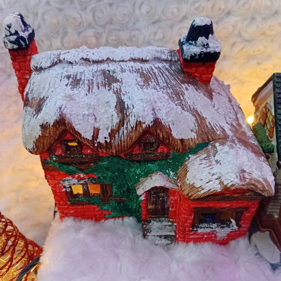 Charming Snow-Covered Holiday Village House - Picture 2 of 3